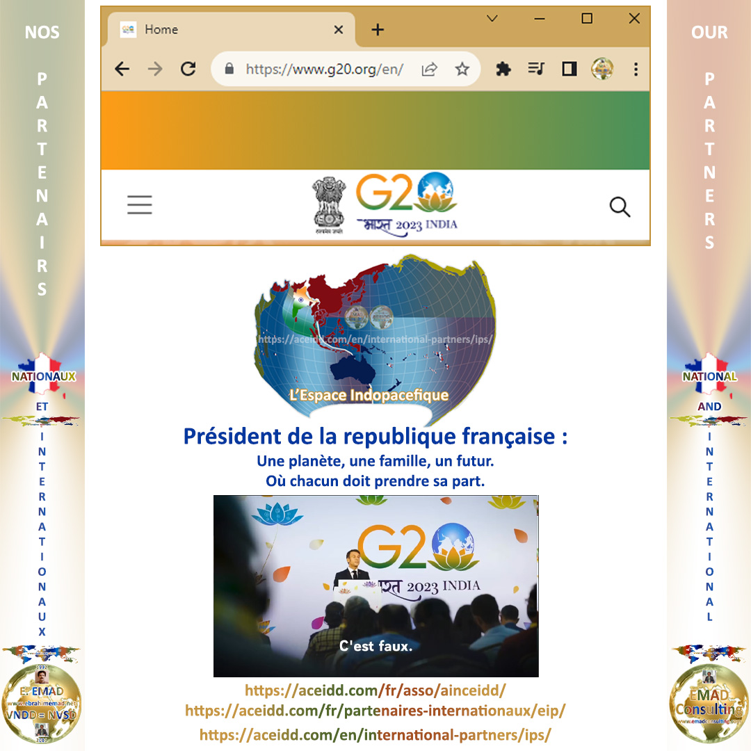 Partenaires internationaux - Espace de l'Indopacifique - G20 - Communiqué conjoint entre la France et le Bangladesh