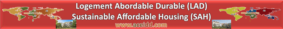EMAD Consulting & ACEIDD > Our sectoral practices >  Architectural Constructions - Logement Abordale Durable