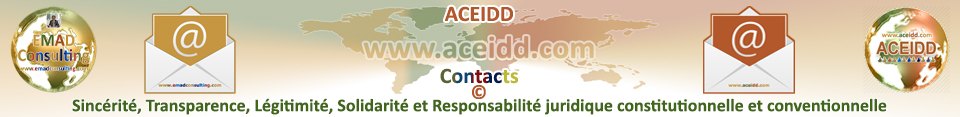 ACEIDD et EMAD Consulting - Contacts