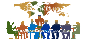 ACEIDD, Commissions sectorielles