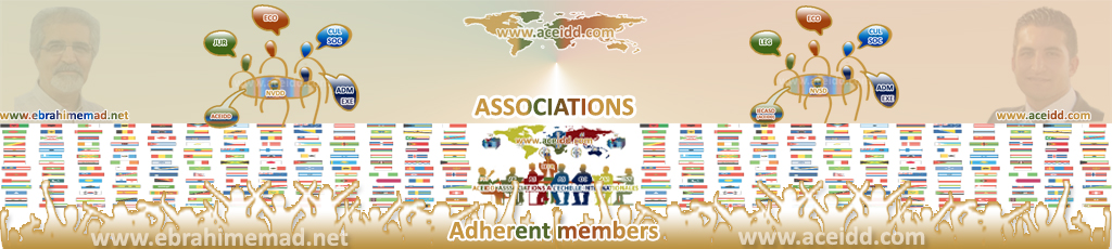 ACEIDD, Practices  of the International, Membres Adhérents, Associations