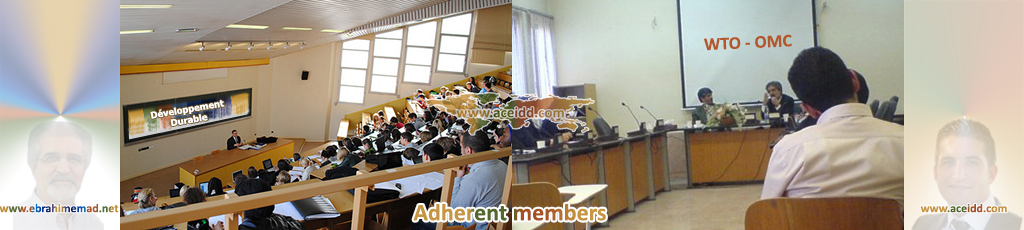 ACEIDD, Practices of the International, Adherent membres