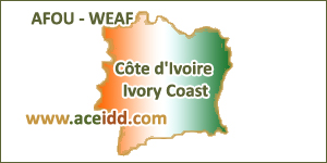 ACEIDD - Afrique - AFOU - Côte d'Ivoire / Africa WEAF - Ivory coast plan